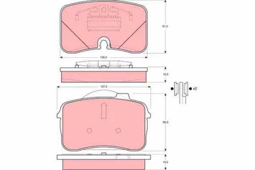 Brake Pad Set, disc brake