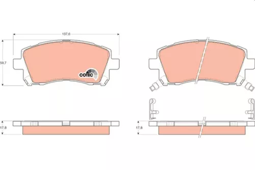 Brake Pad Set, disc brake