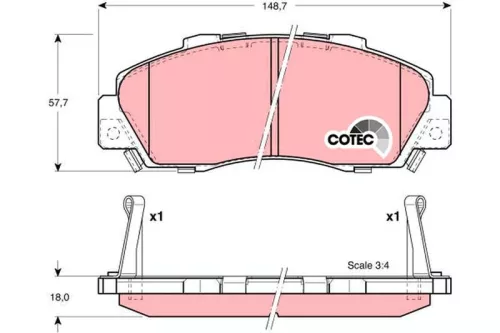 Brake Pad Set, disc brake