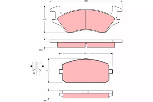 Brake Pad Set, disc brake