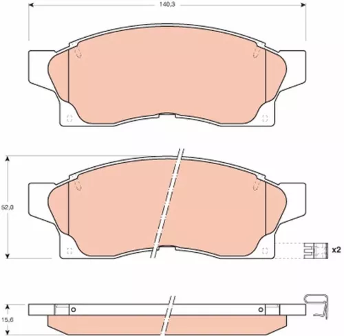 Brake Pad Set, disc brake
