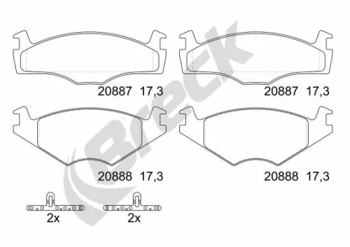 Brake Pad Set, disc brake