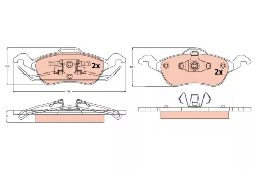 Brake Pad Set, disc brake