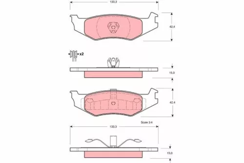 Brake Pad Set, disc brake
