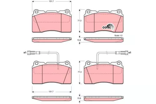 Brake Pad Set, disc brake