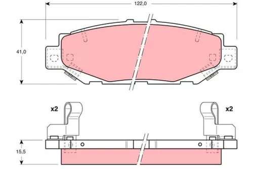 Brake Pad Set, disc brake