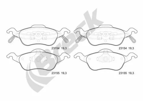 Brake Pad Set, disc brake