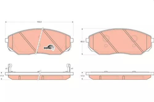 Brake Pad Set, disc brake