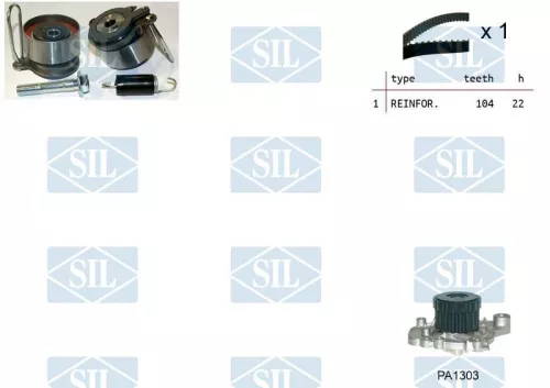 Water Pump & Timing Belt Kit