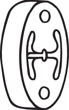 Mount, exhaust system