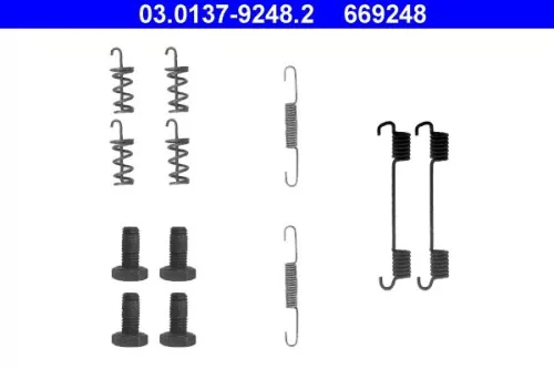Accessory Kit, parking brake shoes