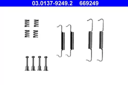 Accessory Kit, parking brake shoes