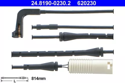 Warning Contact, brake pad wear