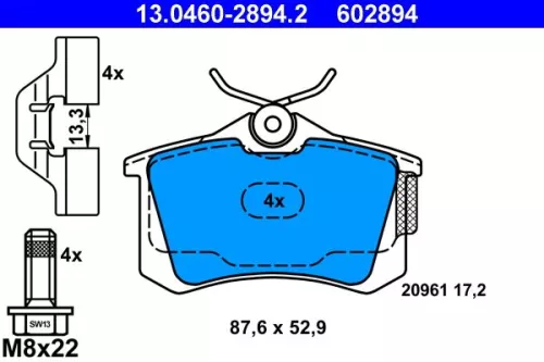 Brake Pad Set, disc brake