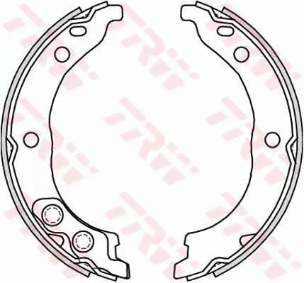 Brake Shoe Set, parking brake