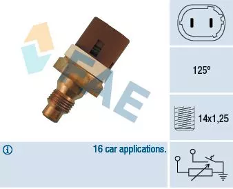 Sensor, coolant temperature
