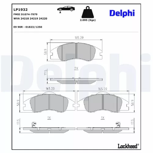Brake Pad Set, disc brake