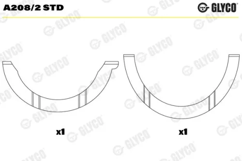 Thrust Washer, crankshaft