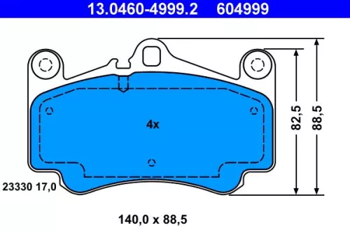 Brake Pad Set, disc brake
