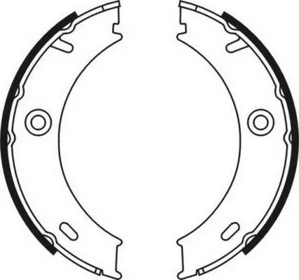 Brake Shoe Set, parking brake