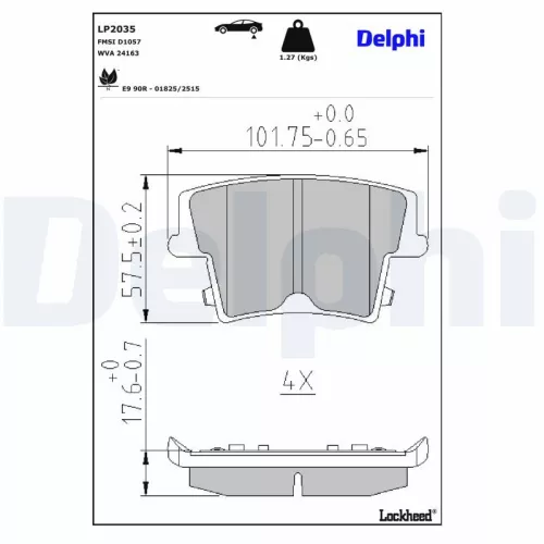 Brake Pad Set, disc brake