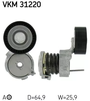 Belt Tensioner, V-ribbed belt
