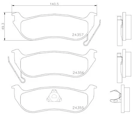 Brake Pad Set, disc brake
