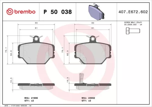 Brake Pad Set, disc brake