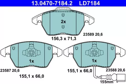Brake Pad Set, disc brake