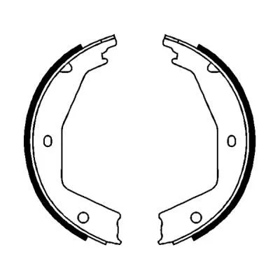 Brake Shoe Set, parking brake