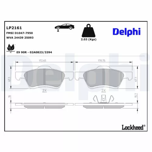 Brake Pad Set, disc brake