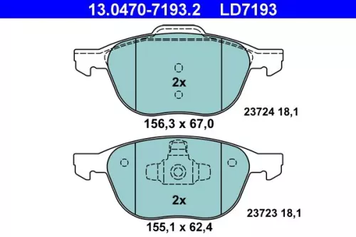 Brake Pad Set, disc brake