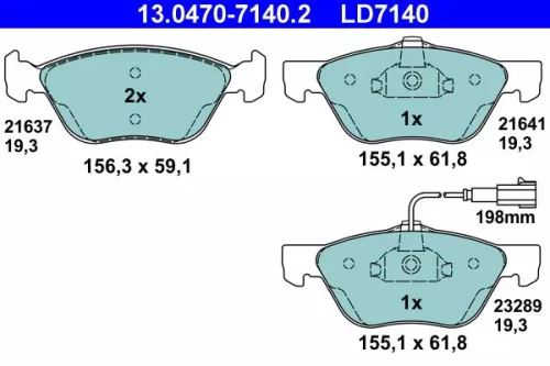 Brake Pad Set, disc brake
