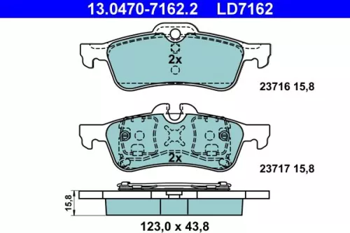 Brake Pad Set, disc brake