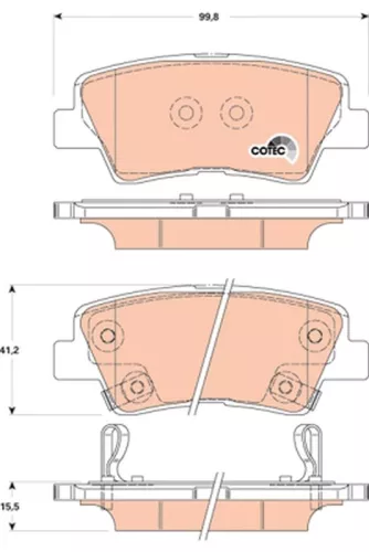 Brake Pad Set, disc brake