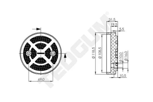 Support Plate, mobile jack