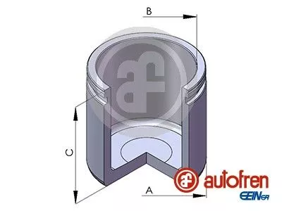 Piston, brake caliper
