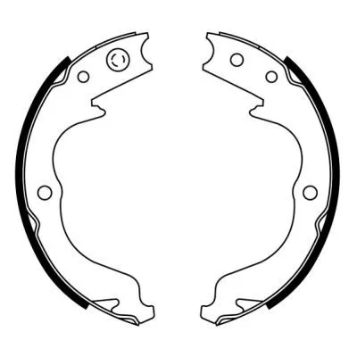 Brake Shoe Set, parking brake