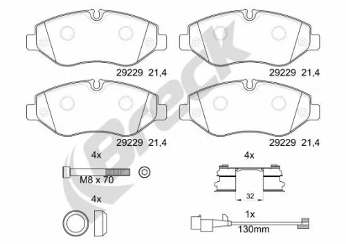 Brake Pad Set, disc brake