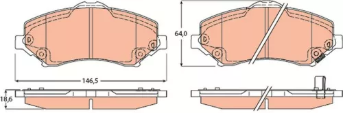 Brake Pad Set, disc brake