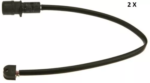 Warning Contact, brake pad wear