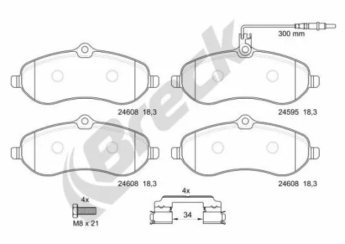 Brake Pad Set, disc brake