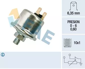 Sensor, oil pressure