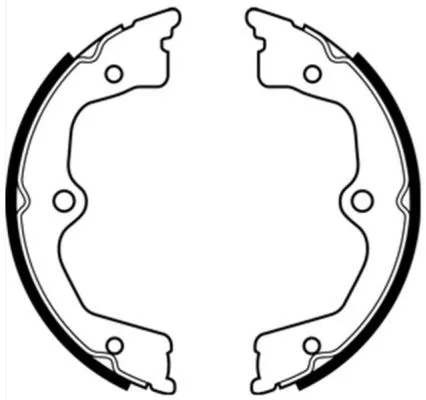 Brake Shoe Set, parking brake