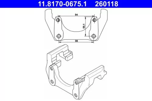 Bracket, brake caliper