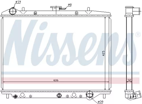 Radiator, engine cooling