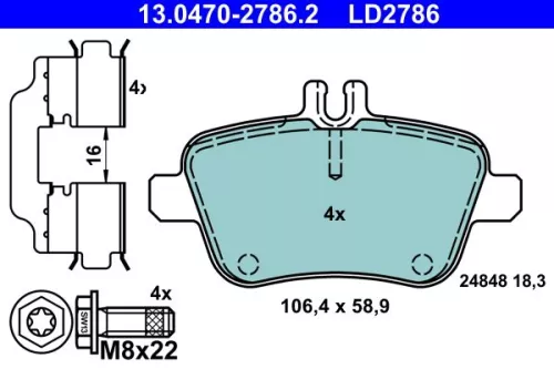 Brake Pad Set, disc brake