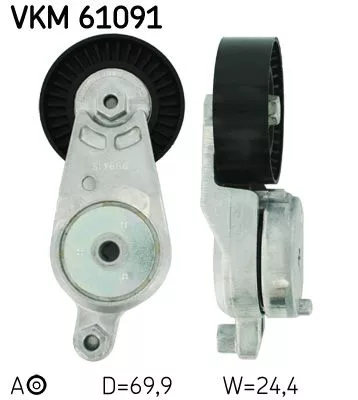 Belt Tensioner, V-ribbed belt