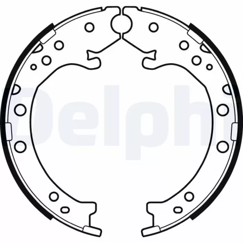 Brake Shoe Set, parking brake