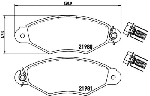 Brake Pad Set, disc brake